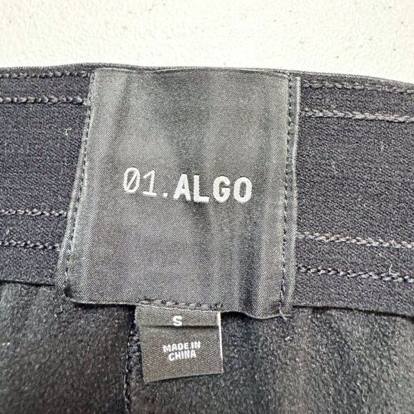 01 Algo Performance Joggers Mens Small Black Pants Activewear Stretch Gym Run‎ - Picture 11 of 16